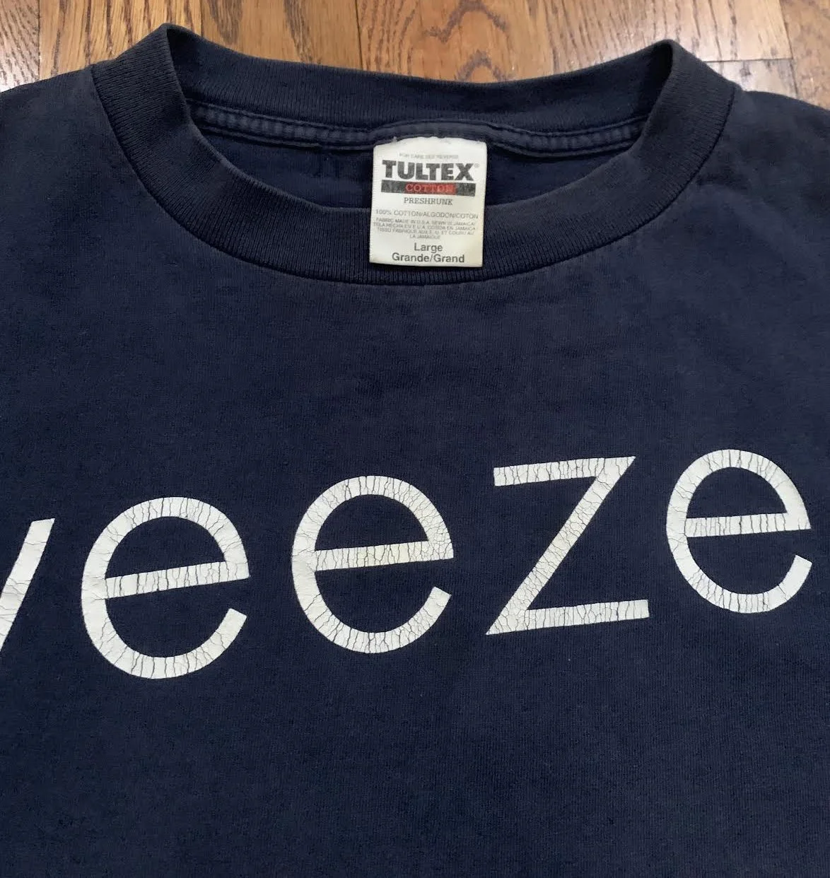 Vintage Weezer Rock Music Tour T Shirt (Size L) — RootsBK